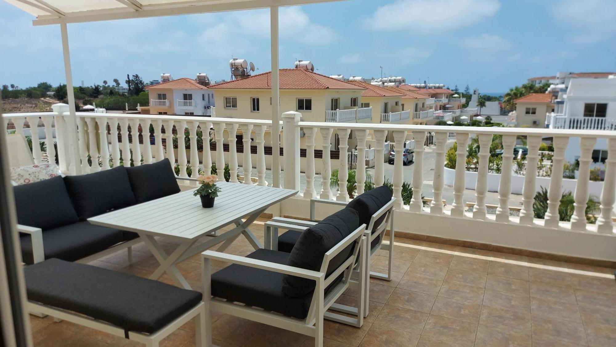 Nissi Golden Sands Sea View 2 Bedroom Apartment Aya Napa Dış mekan fotoğraf